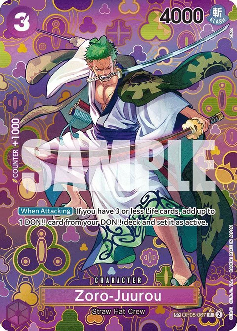 Zoro-Juurou (SP) - One Piece Card Game card