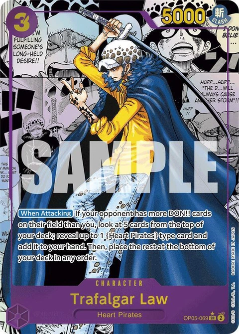 Trafalgar Law (Manga) - One Piece Card Game card
