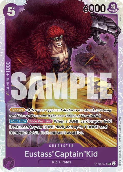 Eustass"Captain"Kid (Reprint) - One Piece Card Game card