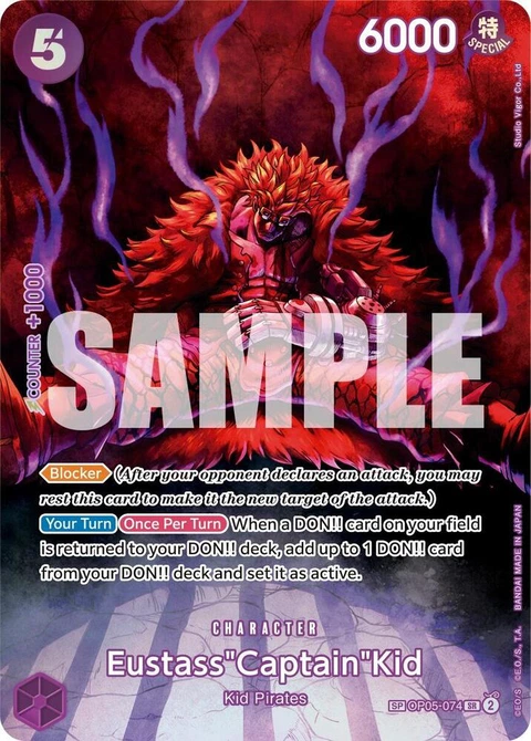 Eustass"Captain"Kid (SP) - One Piece Card Game card