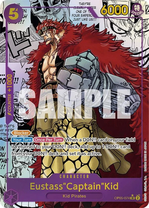 Eustass"Captain"Kid (Alternate Art) (Manga) - One Piece Card Game card