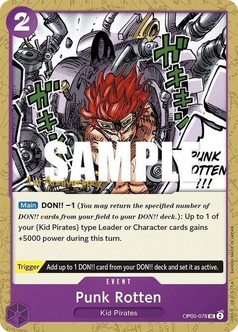 Punk Rotten - One Piece Card Game card