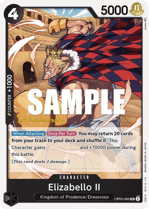 Elizabello II - One Piece Card Game card
