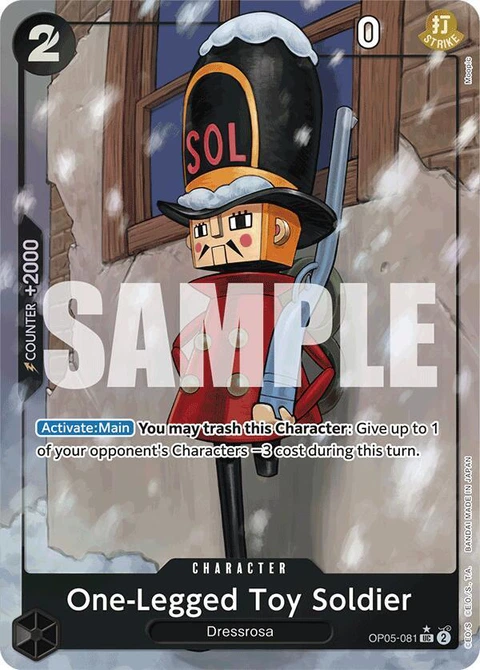 One-Legged Toy Soldier (Full Art) - One Piece Card Game card