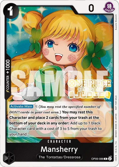 Mansherry (Judge Pack Vol. 4) - One Piece Card Game card