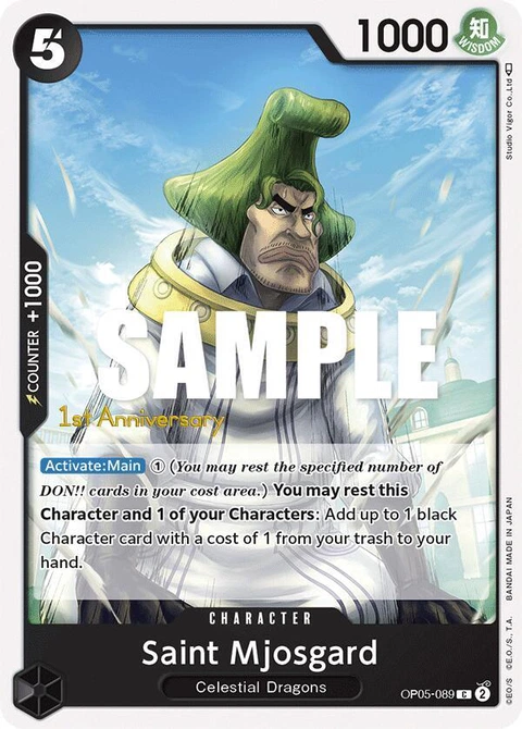 Saint Mjosgard - One Piece Card Game card