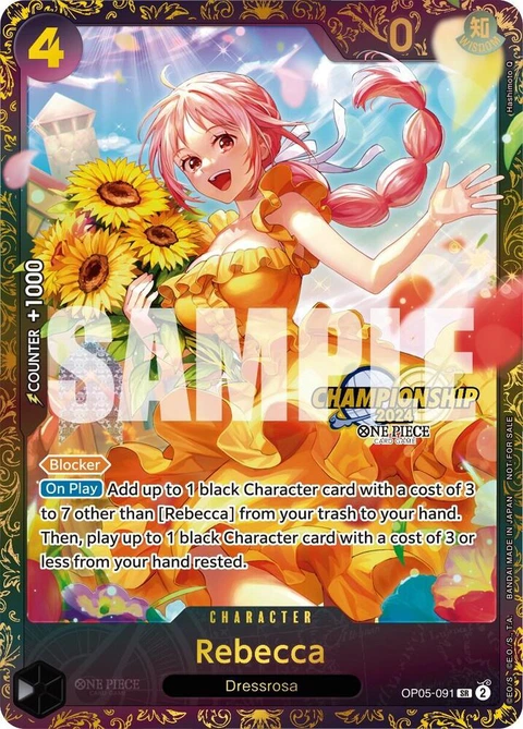 Rebecca (October Championship 2024 Online Regional) - One Piece Card Game card