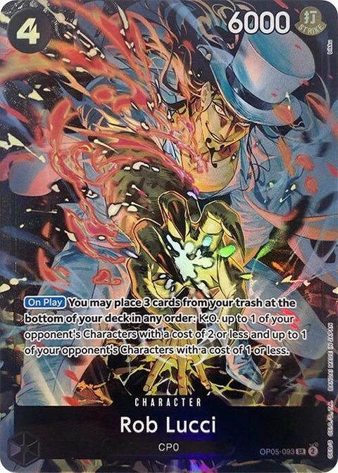 Rob Lucci (Illustration Box EX) - One Piece Card Game card