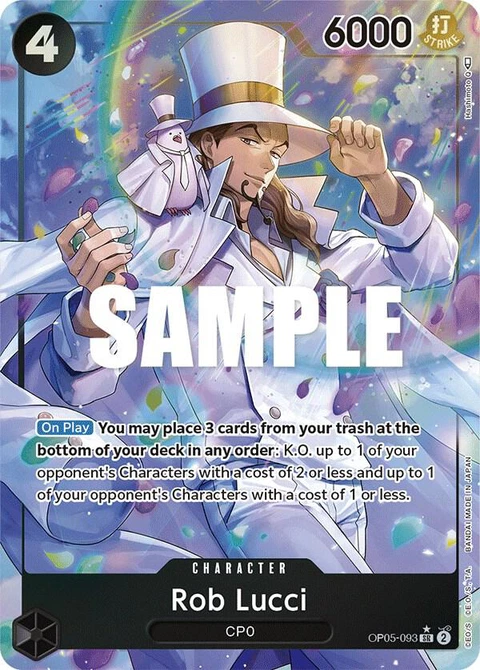 Rob Lucci (Alternate Art) - One Piece Card Game card