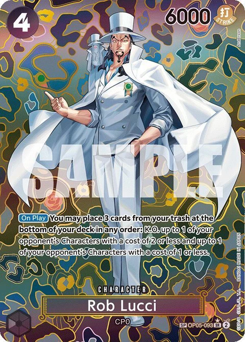 Rob Lucci (SP) - One Piece Card Game card