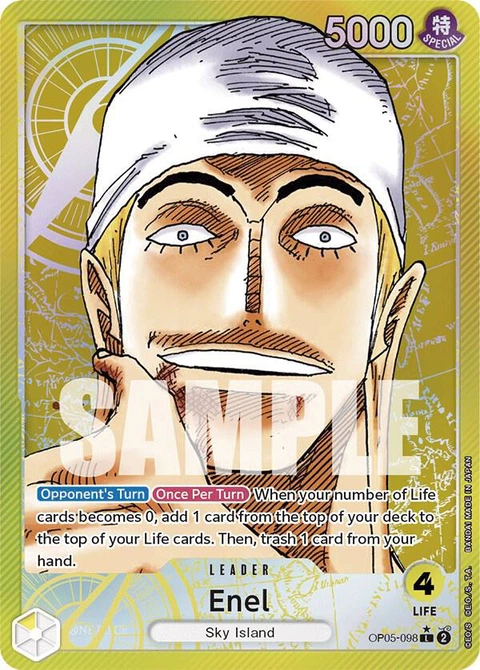Enel (Alternate Art) - One Piece Card Game card