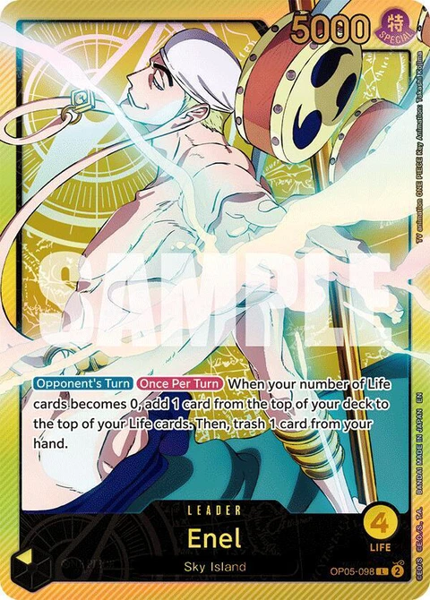 Enel (SP) - One Piece Card Game card