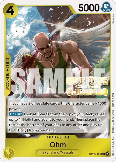 Ohm (Judge Pack Vol. 4) - One Piece Card Game card