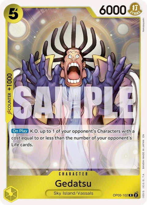 Gedatsu (Reprint) - One Piece Card Game card