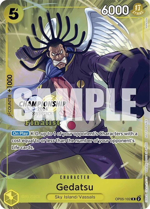 Gedatsu (Championship 2024 Finalist Card Set) - One Piece Card Game card