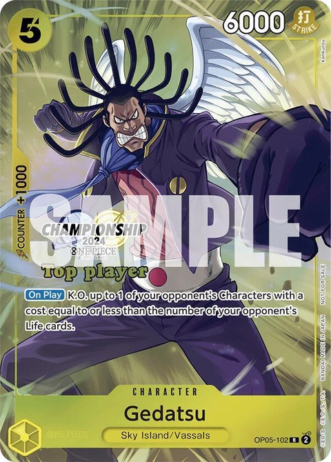 Gedatsu (Championship 2024 Top Player Pack) - One Piece Card Game card