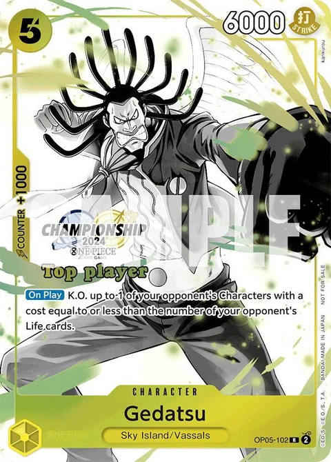 Gedatsu (Championship 2024 Top Player Pack Vol. 2) - One Piece Card Game card