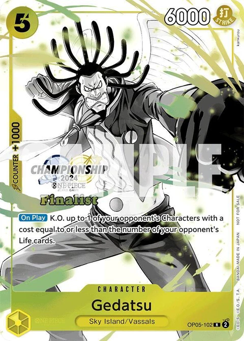 Gedatsu (Championship 2024 Finalist Card Set Vol. 2) - One Piece Card Game card