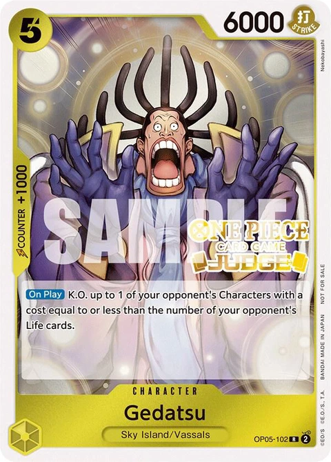 Gedatsu (Judge Pack Vol. 3) - One Piece Card Game card