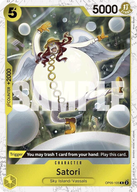 Satori (Jolly Roger Foil) - One Piece Card Game card