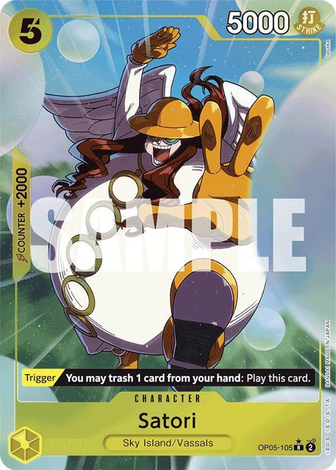 Satori (Alternate Art) - One Piece Card Game card