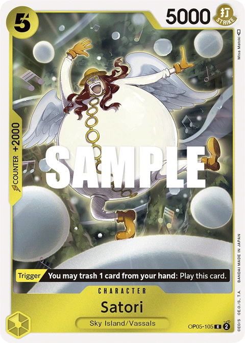 Satori (Welcome Pack Vol. 1) - One Piece Card Game card
