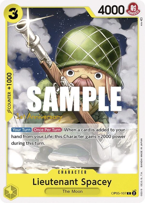 Lieutenant Spacey - One Piece Card Game card