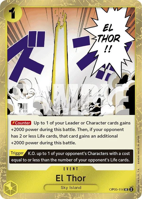 El Thor (Jolly Roger Foil) - One Piece Card Game card
