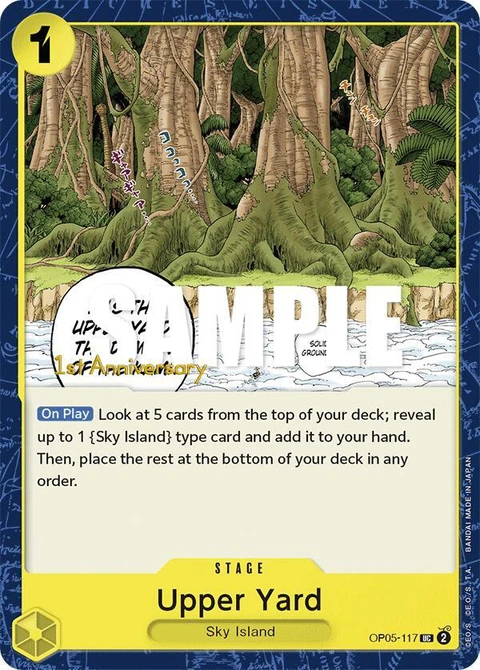Upper Yard - One Piece Card Game card