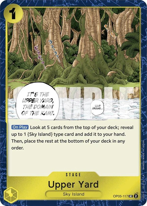 Upper Yard (Jolly Roger Foil) - One Piece Card Game card