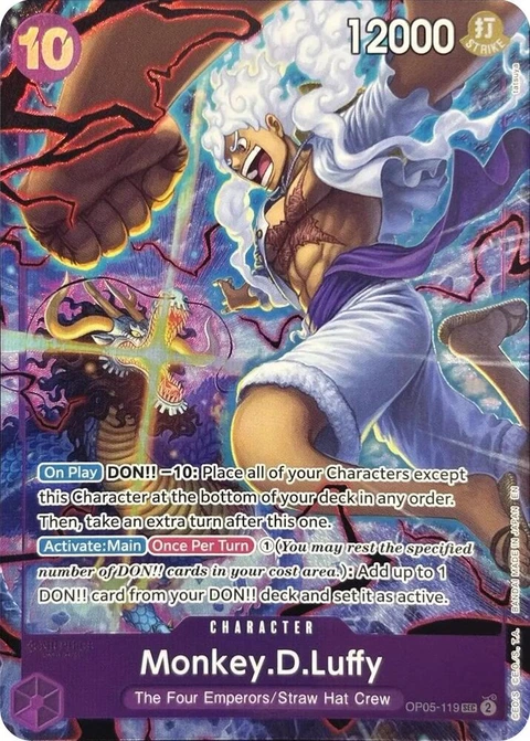 Monkey.D.Luffy (English Version 2nd Anniversary Set) - One Piece Card Game card