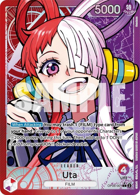 Uta (Alternate Art) - One Piece Card Game card
