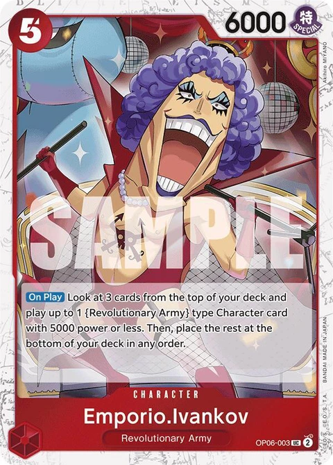 Emporio.Ivankov (Jolly Roger Foil) - One Piece Card Game card
