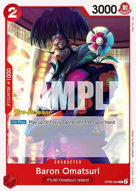 Baron Omatsuri - One Piece Card Game card