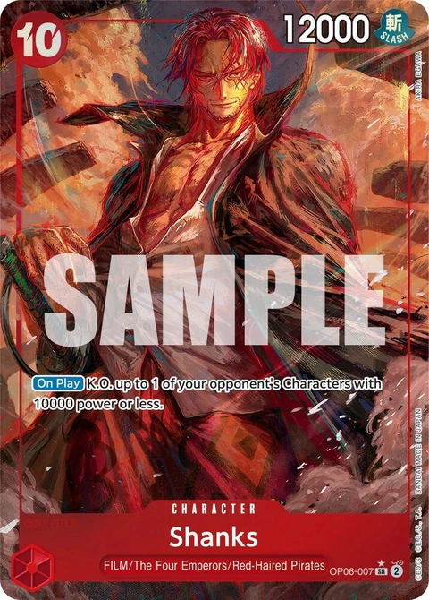 Shanks (Alternate Art) - One Piece Card Game card