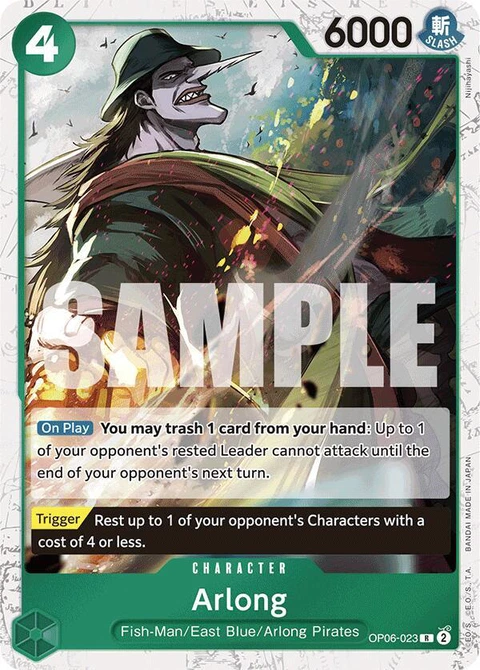 Arlong (Jolly Roger Foil) - One Piece Card Game card