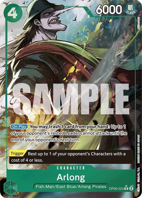 Arlong (Full Art) - One Piece Card Game card