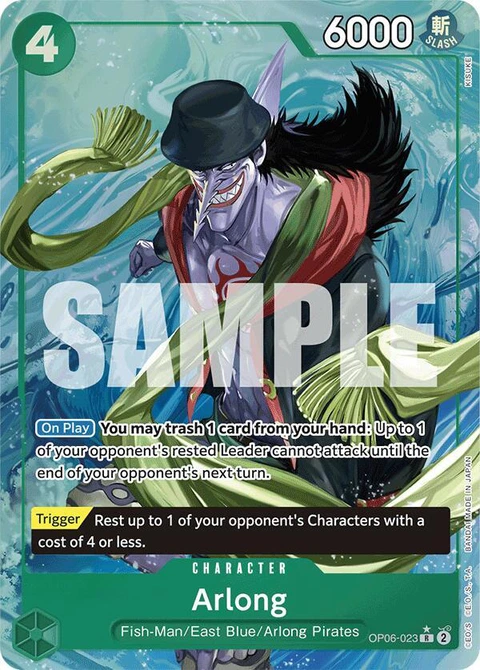 Arlong (Alternate Art) - One Piece Card Game card