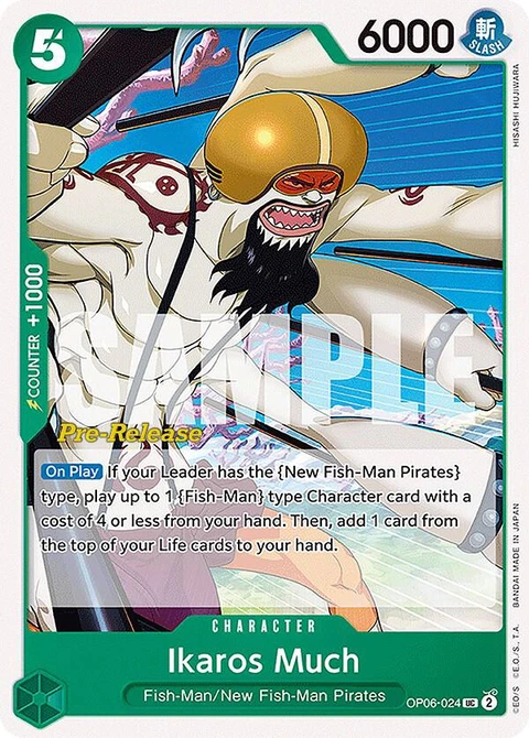 Ikaros Much - One Piece Card Game card