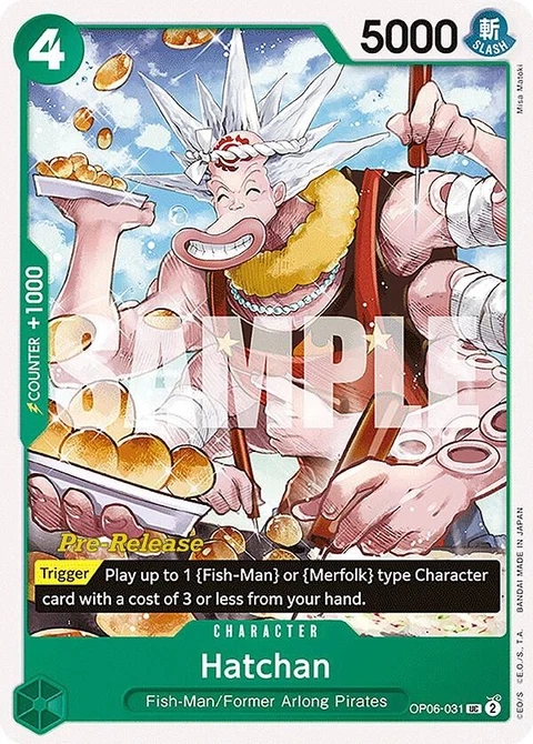 Hatchan - One Piece Card Game card