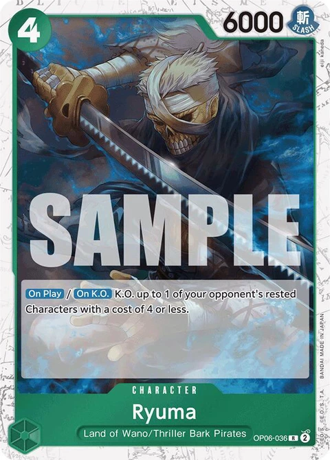 Ryuma (Jolly Roger Foil) - One Piece Card Game card