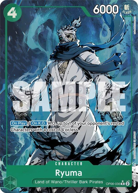 Ryuma (Alternate Art) - One Piece Card Game card
