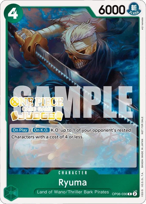 Ryuma (Judge Pack Vol. 4) - One Piece Card Game card