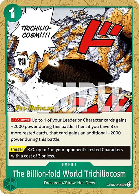 The Billion-fold World Trichiliocosm - One Piece Card Game card
