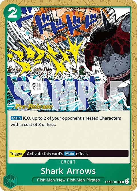 Shark Arrows - One Piece Card Game card