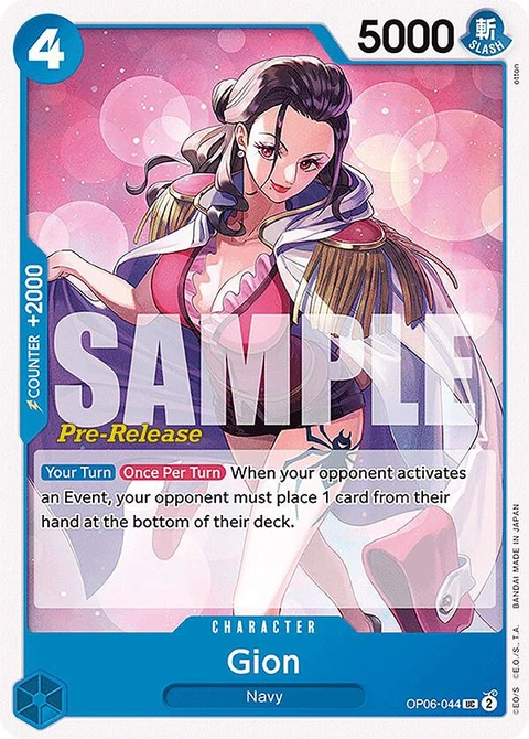 Gion - One Piece Card Game card