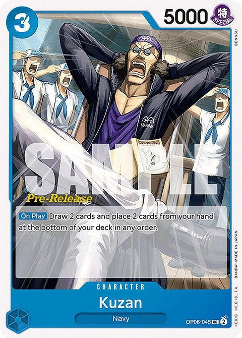 Kuzan - One Piece Card Game card