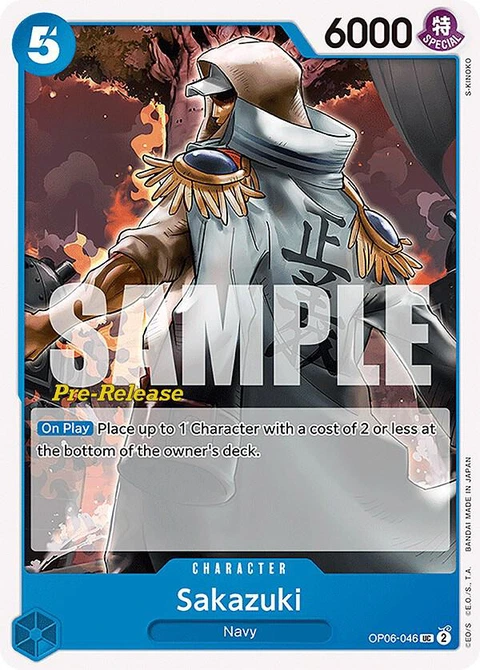 Sakazuki - One Piece Card Game card