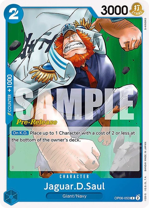 Jaguar.D.Saul - One Piece Card Game card