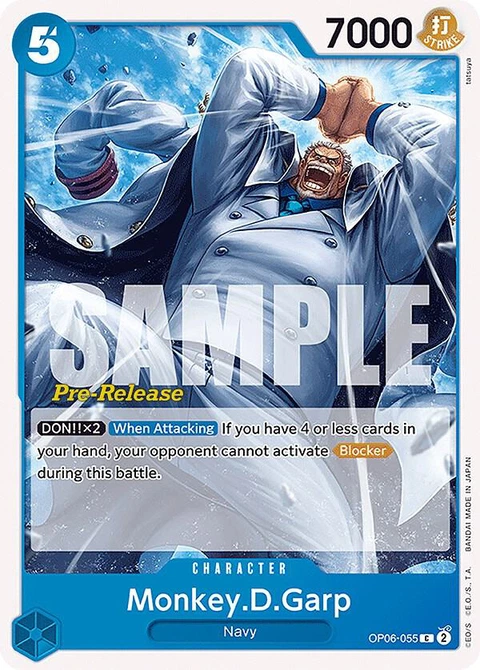 Monkey.D.Garp - One Piece Card Game card